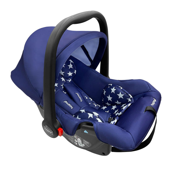Hopop Carry Cot Cum Car Seat - Blue