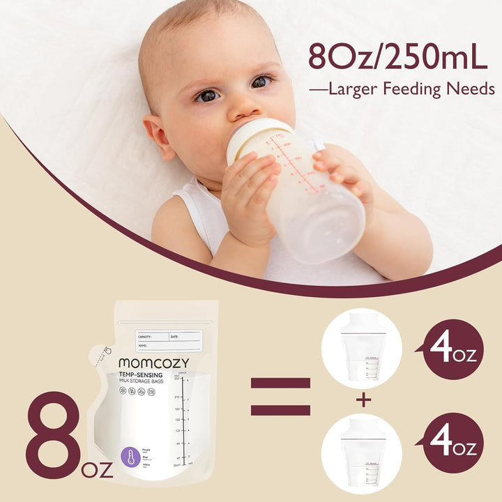 Momcozy Spout Breastmilk Storage Bags - 120 Pcs