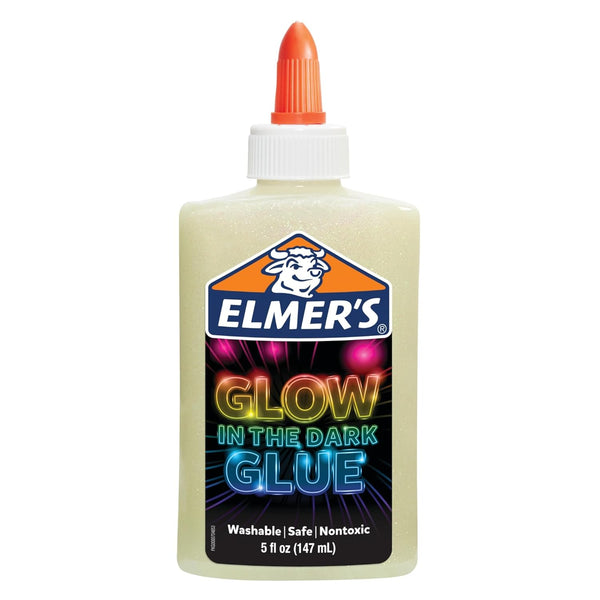 Elmers Glow in The Dark Liquid Glue 5oz-Natural