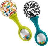 Fisher-Price Rattle 'n Rock Maracas Set of 2 3M+ Neutral Colours