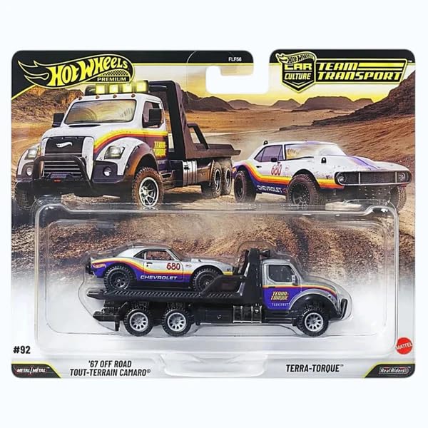 Hot Wheels Imported Premium Car Culture Team Transport 67 Off Road Tout-Terrain Camaro