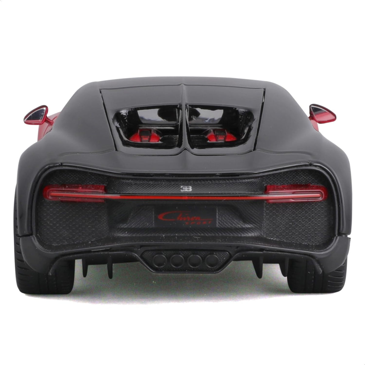 Maisto Bugatti Chiron Sport #16 Diecast Model Car 1:24 Red & Black