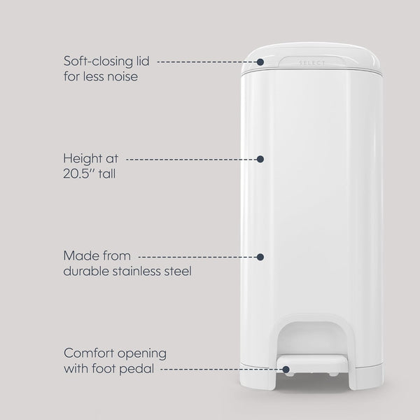 Diaper Genie® Select Pail - White