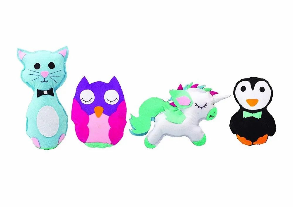 Handycrafts DIY Plushies 18-Piece 5Y+ – Multicolor