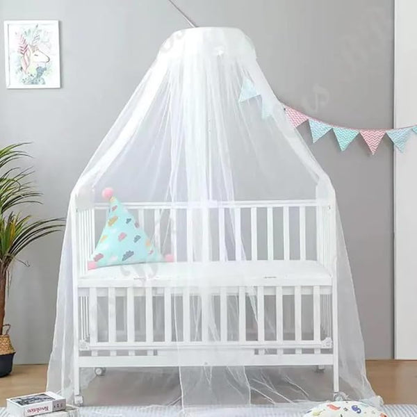 Hopop ® Baby Crib Mosquito Net, Nursery Hanging Mesh Net - White
