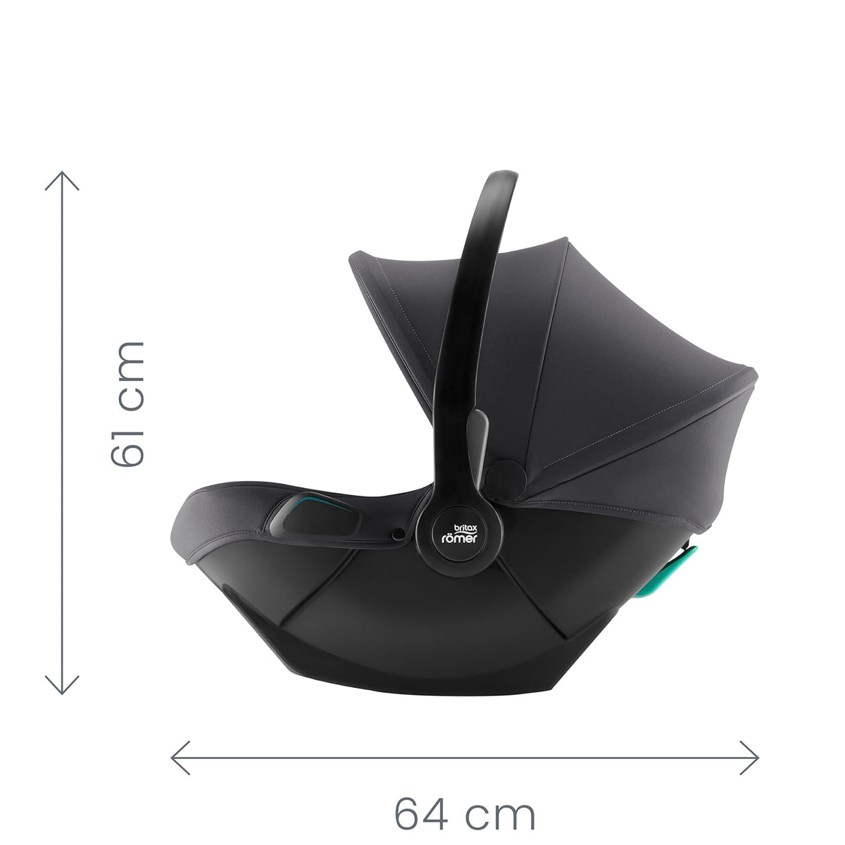 Britax Römer BABY-SAFE CORE Infant Car Seat 40–83 cm Midnight Grey