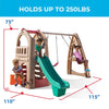 Step2 Naturally Playful Playhouse Climber & Swing Extension
