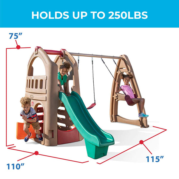 Step2 Naturally Playful Playhouse Climber & Swing Extension