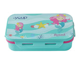 Youp Stainless Steel Green Color Kids Lunch Box - Mermaid