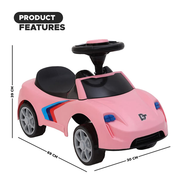 Dash F1 Stylish Ride on Car with Music - Pink