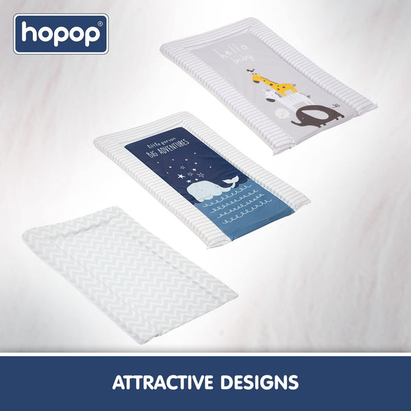 Hopop Soft Cushioned Changing Mat - Grey