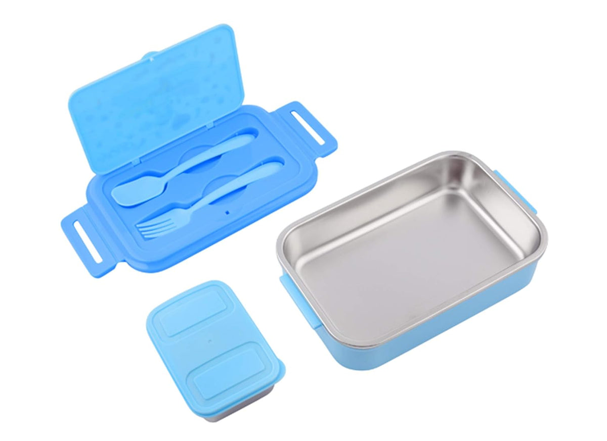 Youp Stainless Steel Blue Color Kids Lunch Box - Unicorn