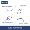 Hopop Baby Spiral Thin Paper Stem Cotton Buds