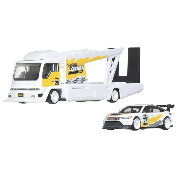 Hot Wheels Car Culture Team Transport Legend 24 Honda Civic Type R