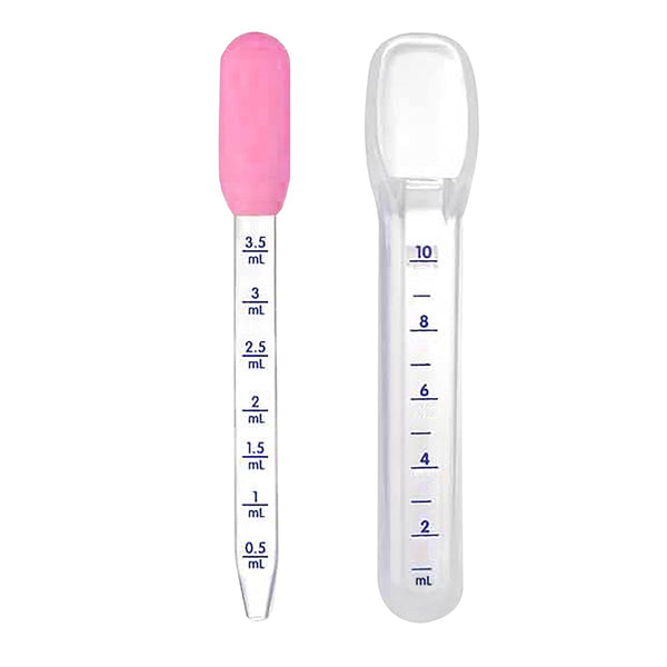 Hopop Medicine Spoon & Dropper - Pink