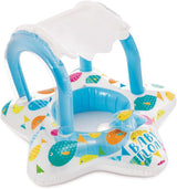 Intex Kiddie Float with Inflatable Sunshade 81 x 79 cm Multicolor
