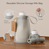 Momcozy Silicone Breastmilk Storage Bags - 260 ml - Pack of 5