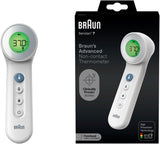 Braun Sensian 7 BNT400 Non-Contact Forehead Thermometer One Size White