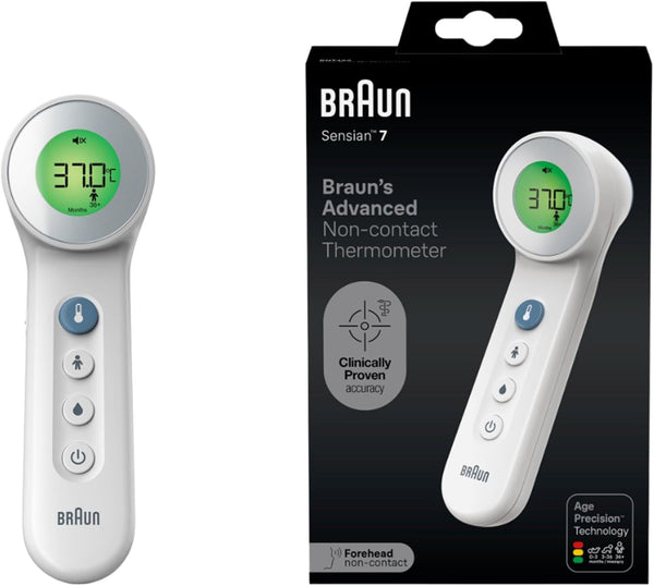 Braun Sensian 7 Non-Contact Forehead Thermometer With Age Precision Technology
