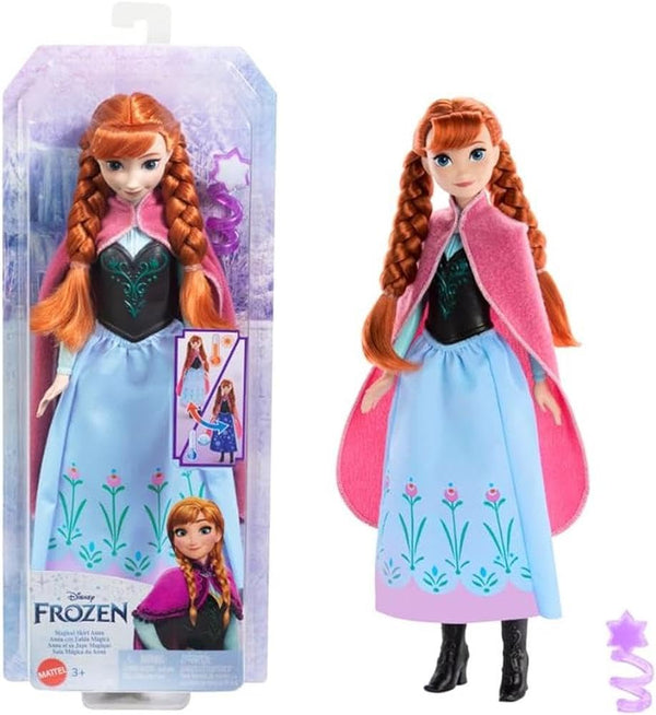 Barbie Disney Frozen Anna Magical Color-Change Skirt Fashion Doll