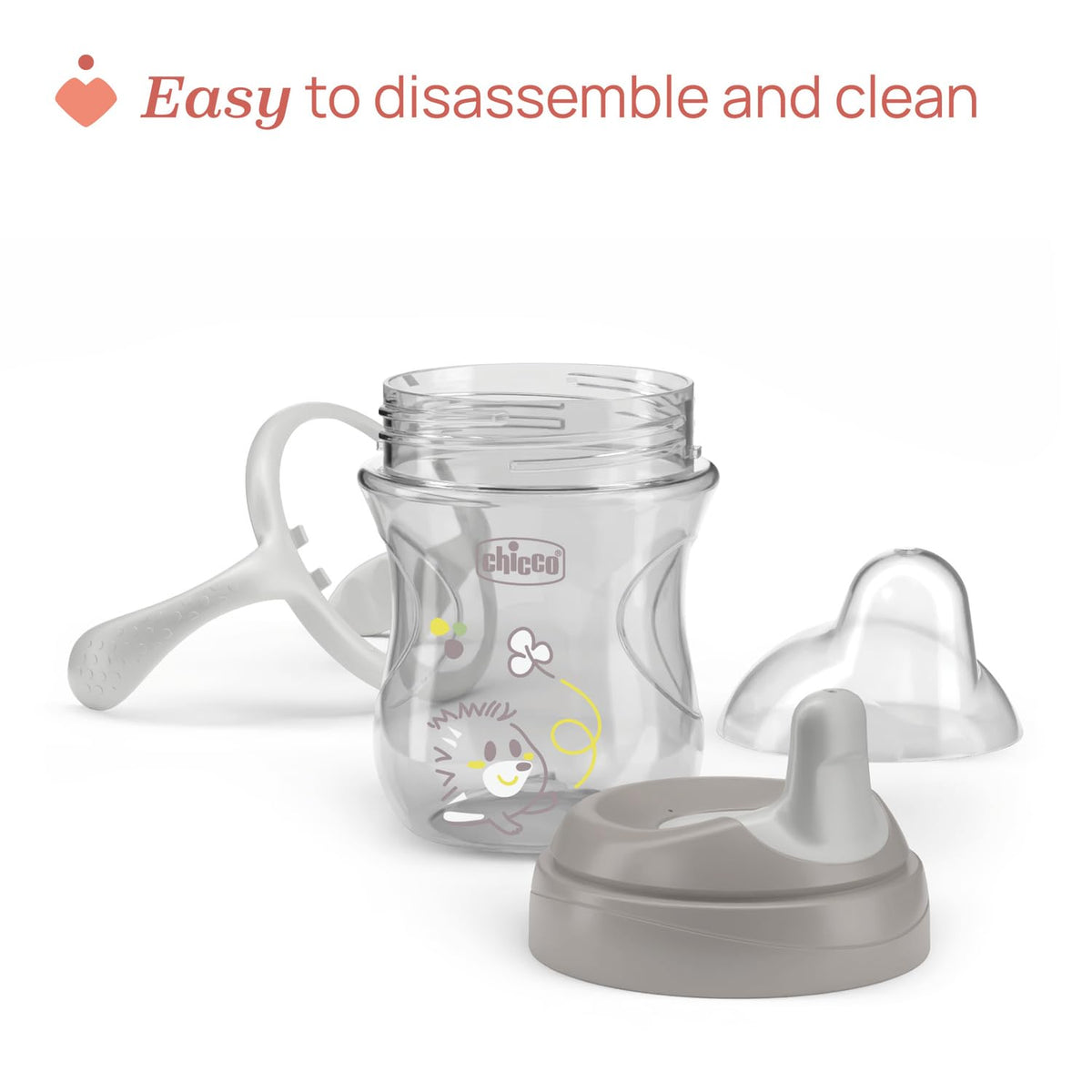 Chicco Training Cup 200 ml Grey
