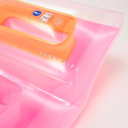 Sunnylife Multicolor Inflatable Retro Lie-On Flash Back