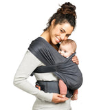 Infantino Hug & Cuddle Adjustable Hybrid Wrap Carrier 3.2–11.8kg – Black
