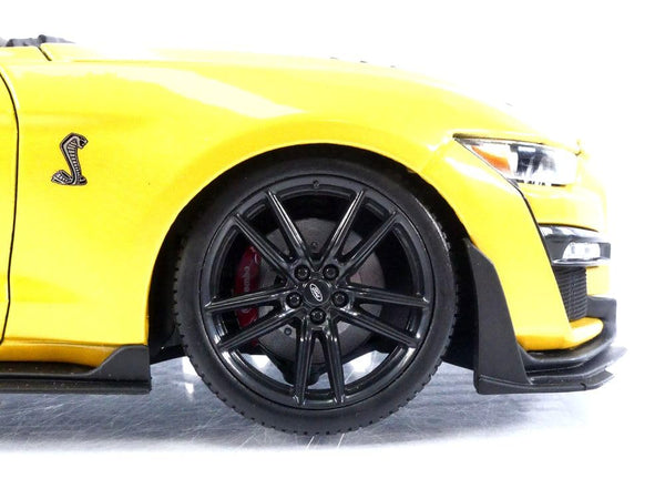 Maisto 2020 Ford Shelby Mustang GT500 yellow 1:18 diecast Scale Model collectible