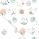 Theraline Original Maternity & Nursing Pillow 190 × 40 cm Flying Birdie White