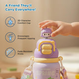 Mee Mee Oasis Sip Kids Insulated Water Bottle 460ml – Purple
