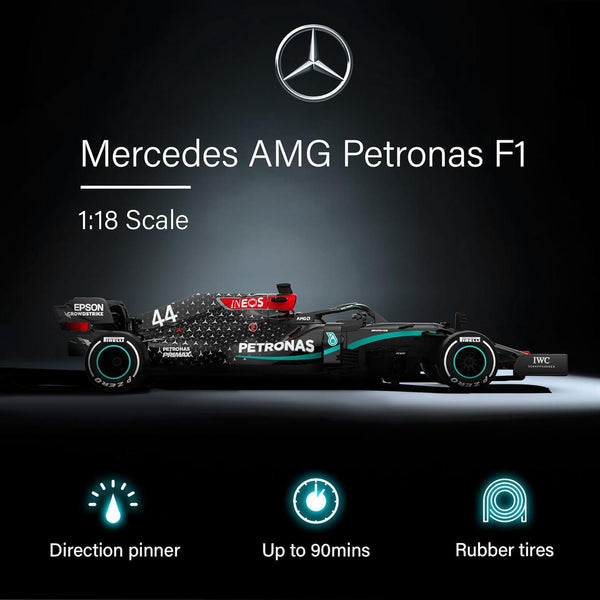 Rastar Mercedes-AMG F1 W11 EQ Performance RC Car 1:12 – Black