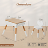 Woodland Kids Study Table With Chair