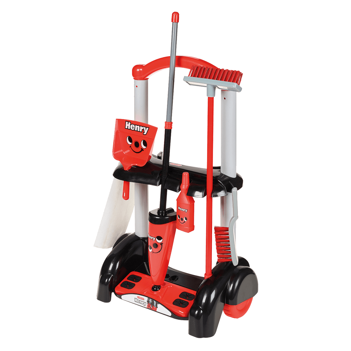Casdon Henry Cleaning Trolley 38 × 20 × 57 cm Red