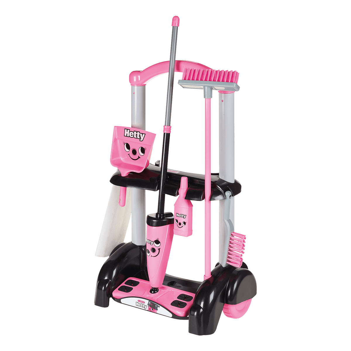 Casdon Hetty Cleaning Trolley 38 × 20 × 62 cm Pink