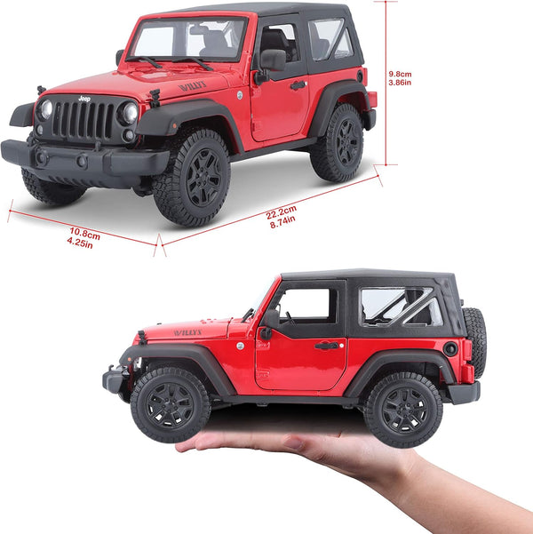 Maisto 1:18 2014 Jeep Wrangler Diecast Vehicle