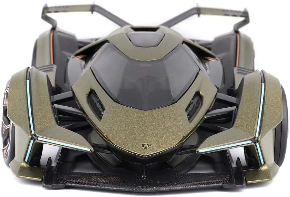 Lambo V12 Vision Gran Turismo Matt Green Metallic 1:18 Diecast Model Car