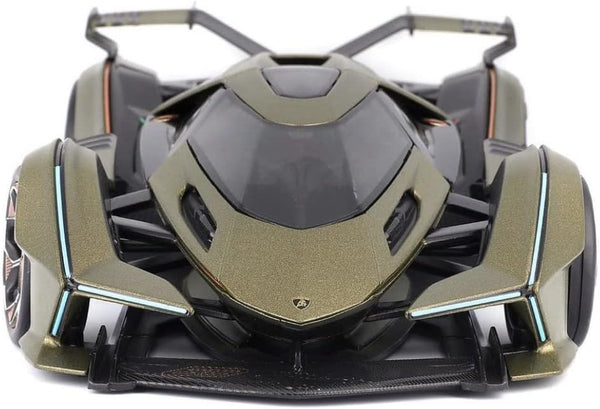 Lambo V12 Vision Gran Turismo Matt Green Metallic 1:18 Diecast Model Car