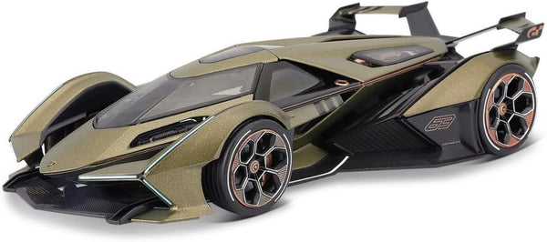 Lambo V12 Vision Gran Turismo Matt Green Metallic 1:18 Diecast Model Car