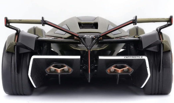 Lambo V12 Vision Gran Turismo Matt Green Metallic 1:18 Diecast Model Car