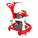 Steelbird Baby Walker With Sunshield - Red