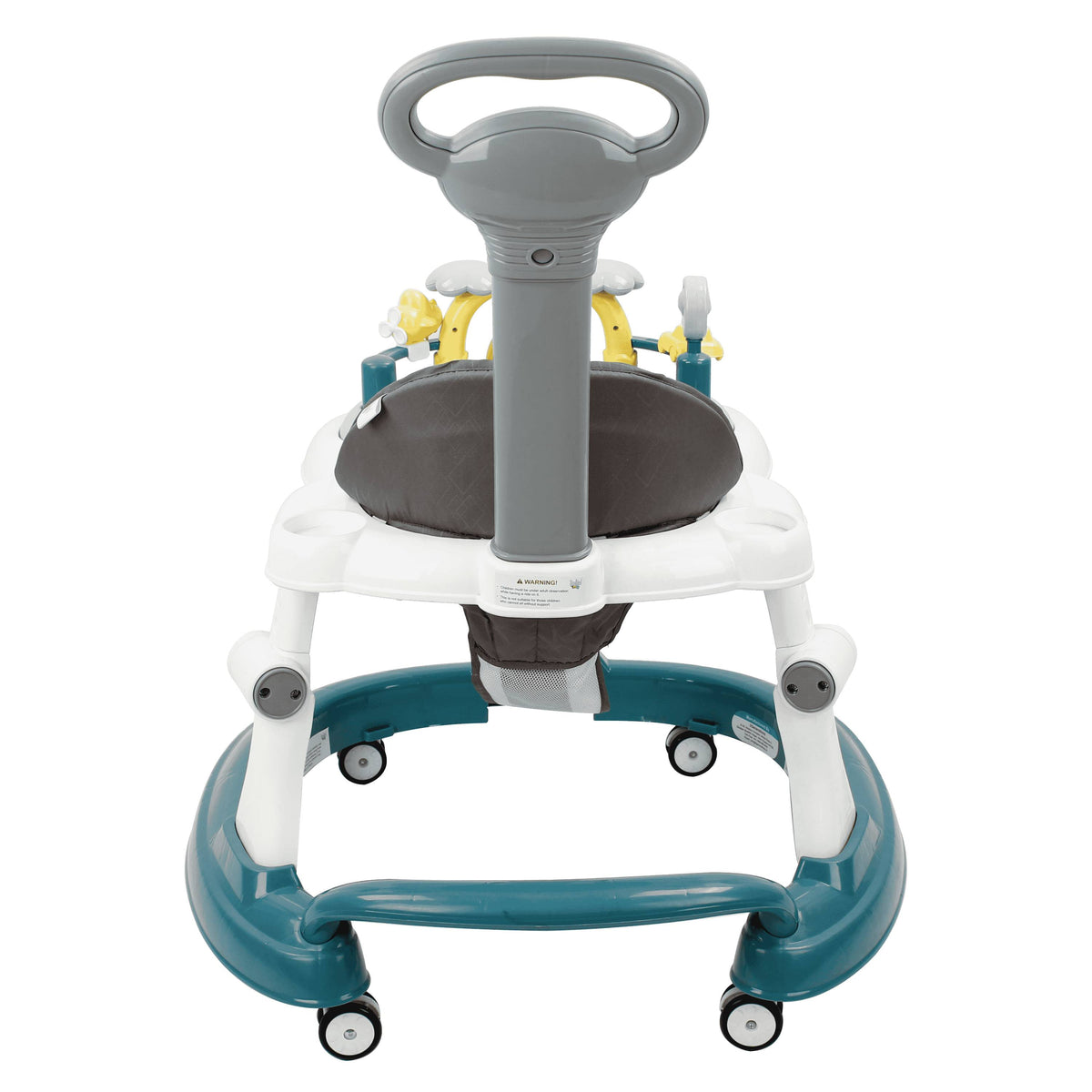 Steelbird Baby Walker With Parental Handle - Blue