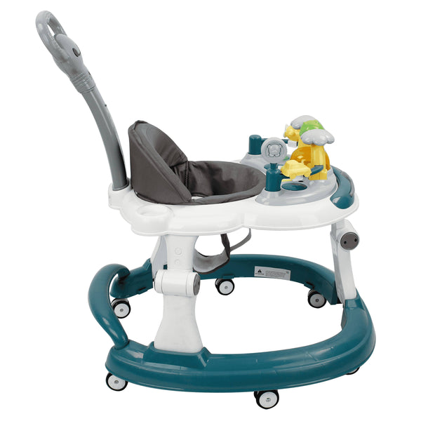 Steelbird Baby Walker With Parental Handle - Blue