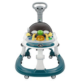 Steelbird Baby Walker With Parental Handle - Blue