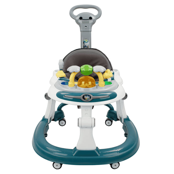Steelbird Baby Walker With Parental Handle - Blue