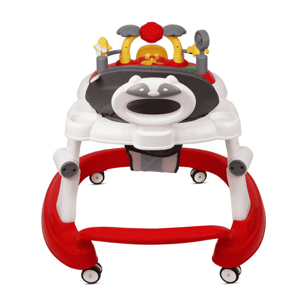 Steelbird Walker With Push Handle - Red