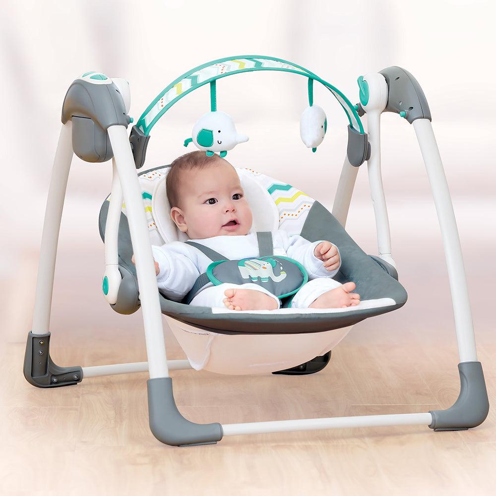 Mastela Deluxe Portable Baby Swing Up to 9 Kg Teal