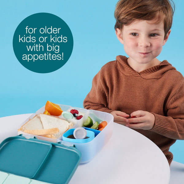 b.box Lunchbox 2 L 25.3 × 21.5 × 7.3 cm Ocean Breeze Blue & Green