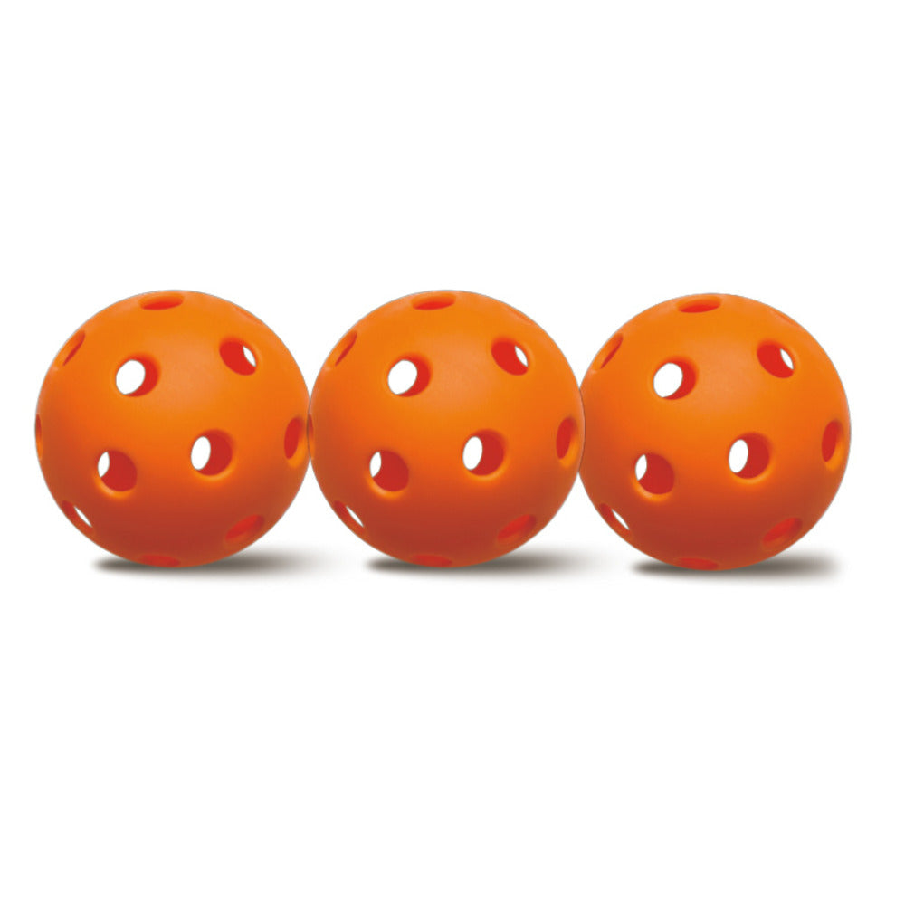 Innov8 Indoor Pickleball Balls 7.5 cm Pack of 3 Orange