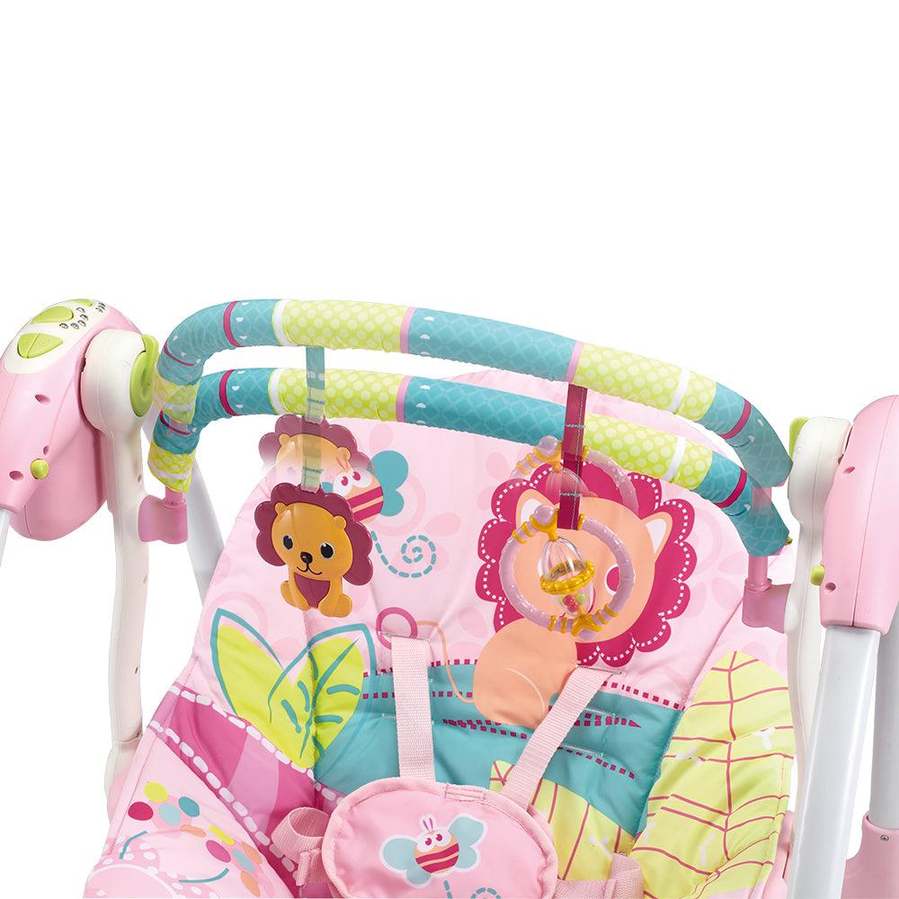 Mastela Deluxe Portable Baby Swing 74 x 59 x 58 cm Pink