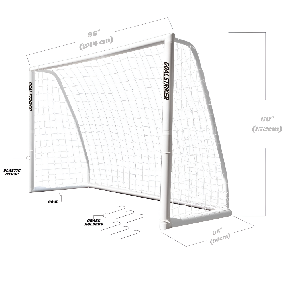 Innov8 Backyard Weatherproof Soccer Goal 8 ft × 5 ft
